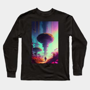 Abstract Another World Explorer Long Sleeve T-Shirt